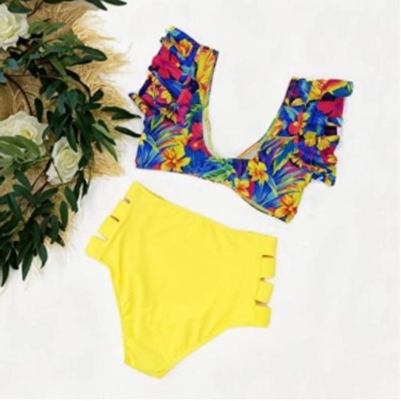 Telaura High Waist Flounce Bikini Set - Picture 5 of 7